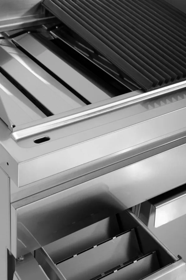 Gas-Wassergrill Vapor Grill 700 G70WG20-K Edelstahl, extra große Grillfläche