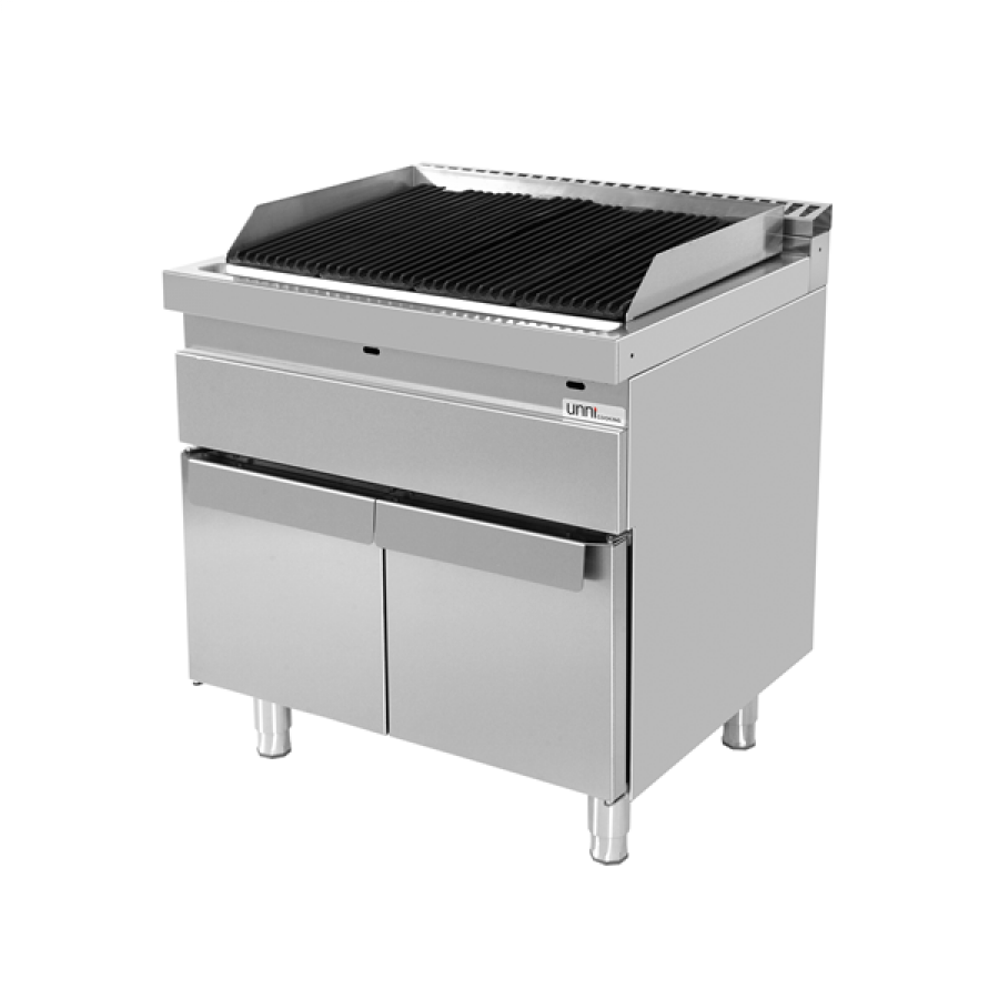 Gas-Wassergrill Vapor Grill 700 G70WG20-K Edelstahl, extra große Grillfläche