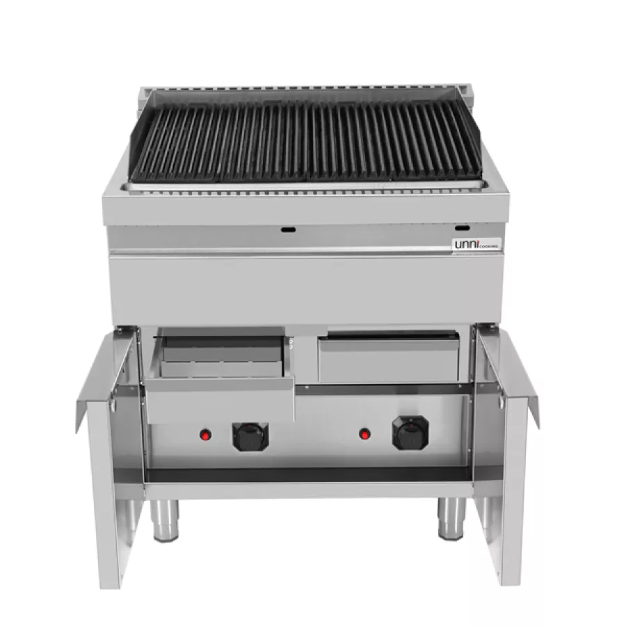 Gas-Wassergrill Vapor Grill 700 G70WG20-K Edelstahl, extra große Grillfläche