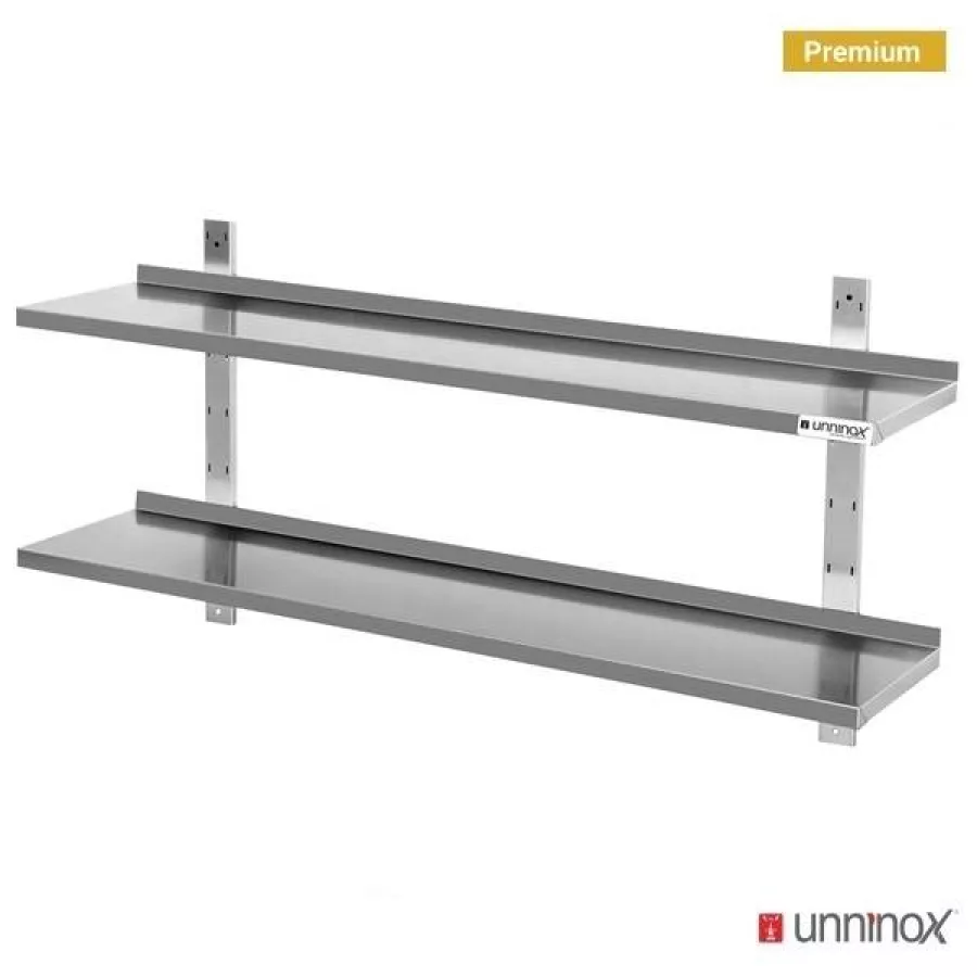 Wandregal 400 Tief Doppelt 1600x400x700 mm hohe Tragfähigkeit