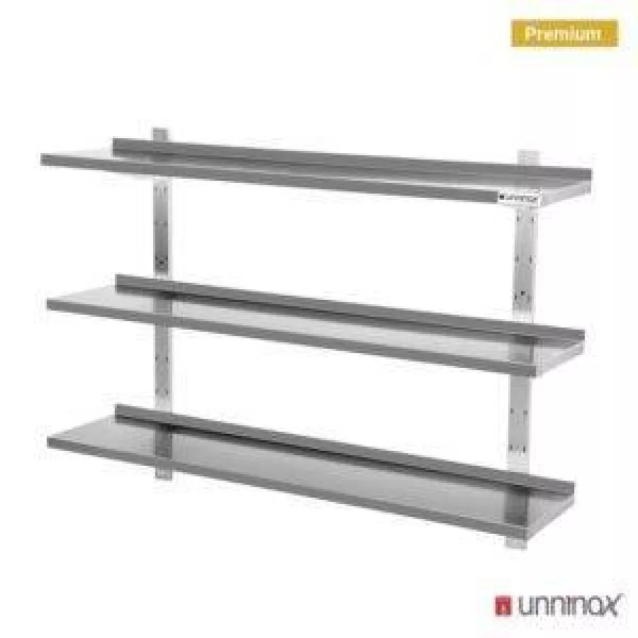 Wandregal 400 Tief Dreifach 1800x400x1000 mm Stabil Wandmontiert