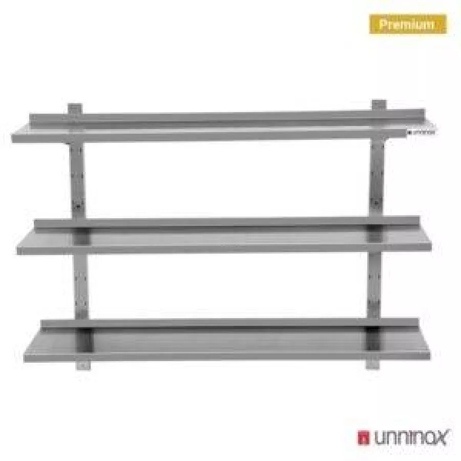 Wandregal 400 Tief Dreifach 1600x400x1000 mm stabil wandmontiert