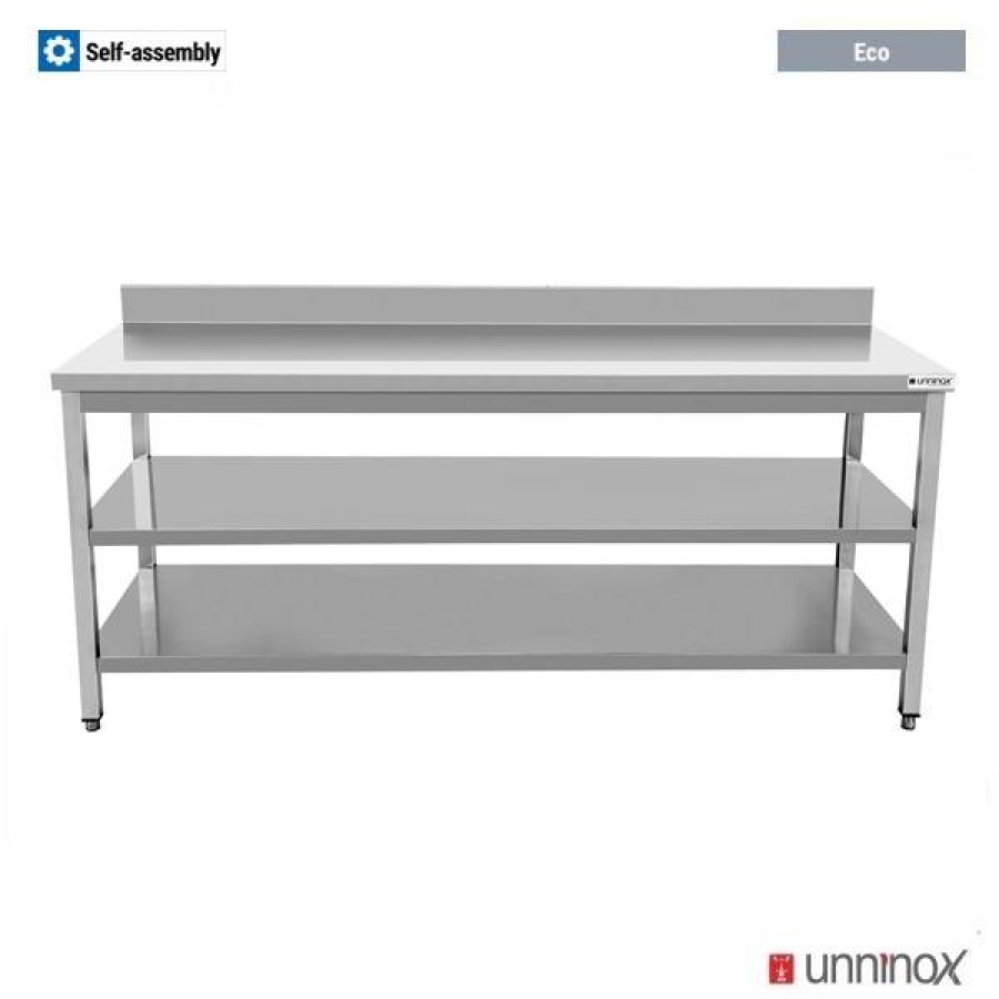 Arbeitstisch 1400x700 mm Doppelboden Aufsatz ECO 850 mm hoch