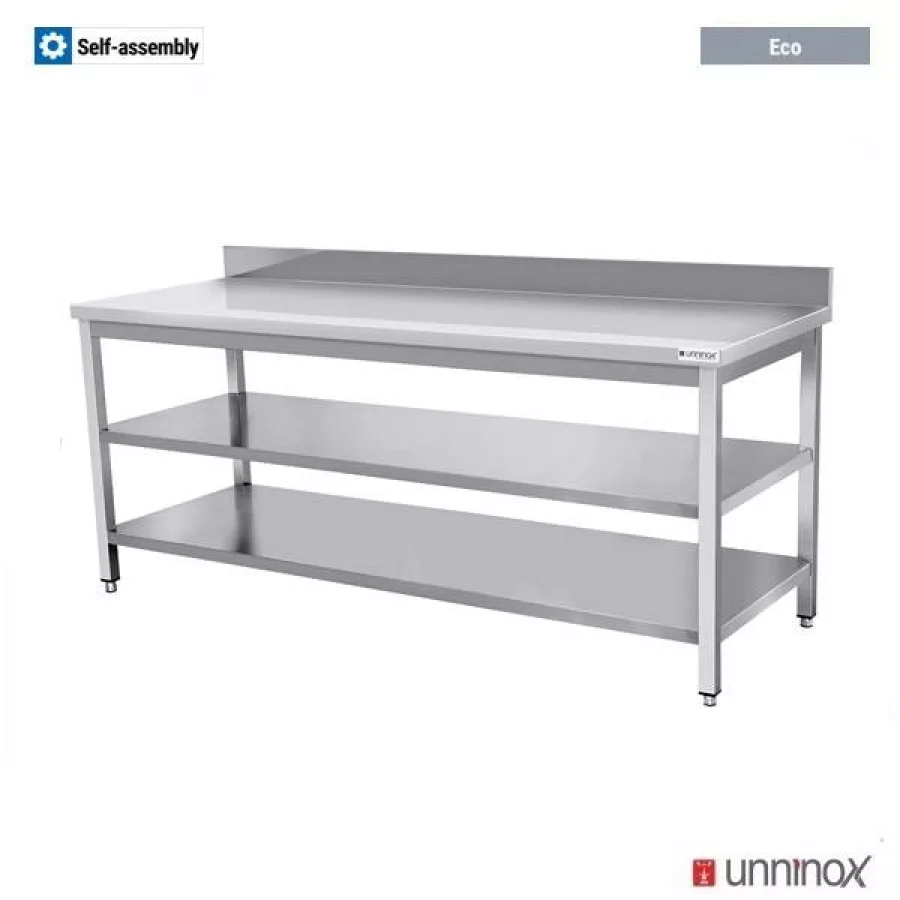 Regalsystem 1000x600x850mm mit Doppelboden und Aufsatz, Tiefe 600mm