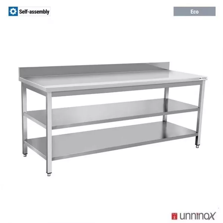 Regalsystem ECO 700x700x850mm mit Doppelboden und Aufsatz