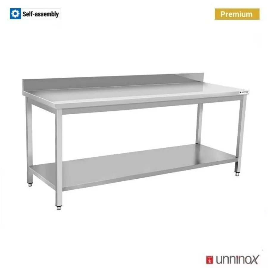Arbeitstisch 600 mit Aufsatz und Untergestell 150x60x85 cm stabil