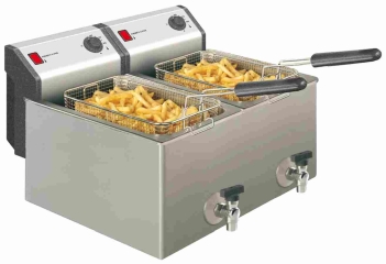 Elektro-Fritteuse 2x 8 Liter
