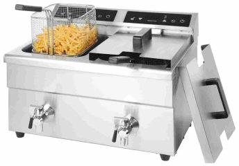 Induktionsfritteuse 2x 8 Liter