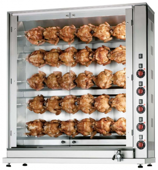 Neumärker Hähnchengrill mit 5 Spießen | 30 Hähnchen
