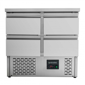 Kühltisch Mini 700 2-fach mit 4 Schubladen - Gastrohot