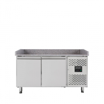 Pizzakühltisch Easyline 800 2-türig grau - Gastrohot