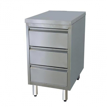 Schubladenschrank 700 mit 3 Schubladen - Easyline - Gastrohot