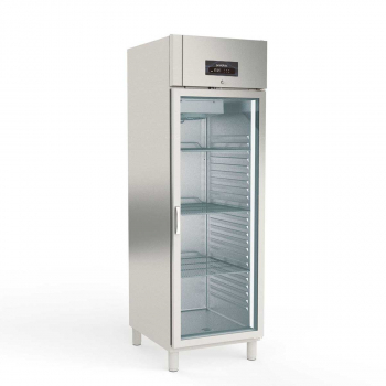 Kühlschrank 700 1-türig GN 2/1 Glas - Topline - Gastrohot