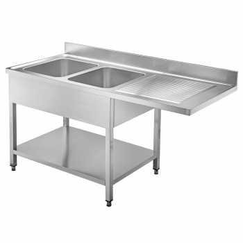 Spülcenter 700 2 Becken links B-2000 - Topline Spülcenter - Gastrohot