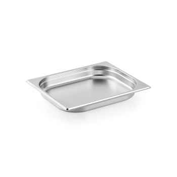 Gastronorm Behälter GN 1/2 40 mm - Topline Qualität - Robuster Edelstahl - Ideal für die Gastronomie - GN Behälter 1/2 Größe 40 mm Tiefe