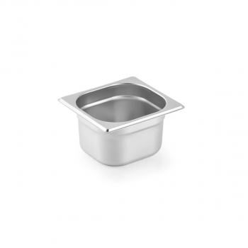 Gastronorm Behälter GN 1/6 100 mm - Topline Qualität - Robuster Edelstahl - Ideal für die Gastronomie - GN Behälter 1/6 100 mm - Gastrohot