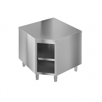 Eckarbeitsschrank 900 offen B 900 - Topline - Gastrohot