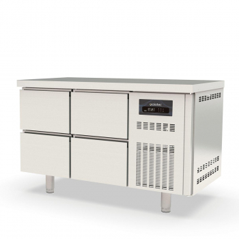 Tiefkühltisch 700 2-fach GN1/1 mit 4 Schubladen - Topline - Gastrohot