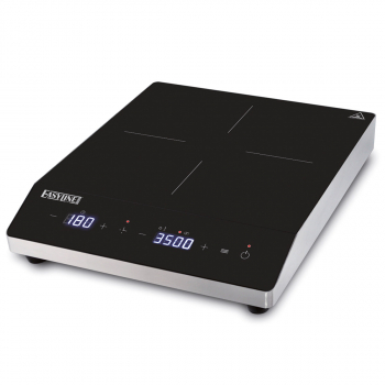 Induktionskochfeld 1 Platte Ø 120-260 mm 3,5 kW - BTH 385x465x90 mm - Gastrohot