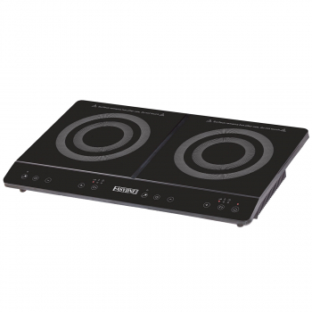 Induktionskochfeld mit 2 Platten Ø 255 mm 1.8/1.7 kW - Gastrohot