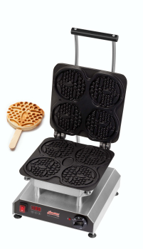 Neumärker wafelijzer Thermocook® incl. wafelbeertjes aan stokje verwisselbare platen