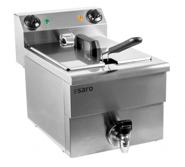 Fritteuse 2x 3.25 kW 10 L | Stufenlose Temperatureinstellung
