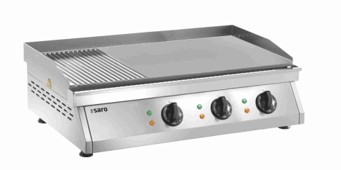 Griddleplatte gerillt + glatt FRY TOP GH 760 R