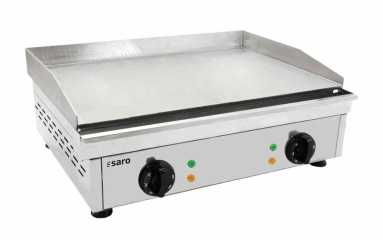 Griddleplatte 3.5 kW | Bratplatte glatt | 2 Bratzonen