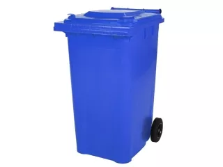 2 Rad Müllgroßbehälter 80 Liter blau