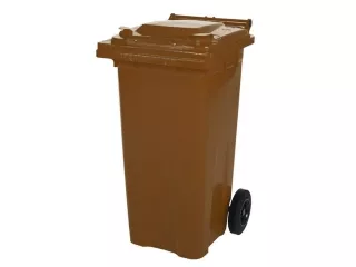 2 Rad Müllgroßbehälter 120 Liter braun