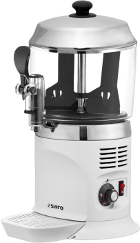 Witte cacaodispenser