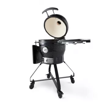 Premium Kamado BBQ 18 Zoll Ø 46cm - Hochwertiger Keramikgrill für perfektes Grillen und Smoken