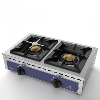 Gaskochfeld 2 Brenner 7 kW LPG - Hochwertiges Gaskochfeld für die Gastronomie