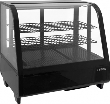 Kühlvitrine 100 Liter Schwarz | B 695 x L 462 x H 670 mm