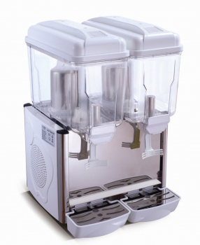 Kaltgetränke-Dispenser weiß 2x 12 Liter