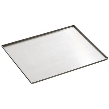 Backblech aus Aluminium unbeschichtet | GN 1/1 - 4 Seiten 90°