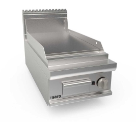 Gasgrillplaat 400 mm breed Tafelapparaat glad