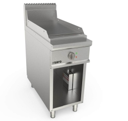 Elektrische bakplaat 400 mm breed glad oppervlak