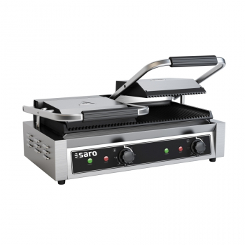 Kontaktgrill 3.6 kW | Zwei getrennt regelbare Grillzonen