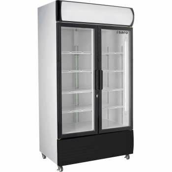 Kühlschrank mit Glasschiebetüren Werbetafel Modell GTK-700 SD - Gastrohot