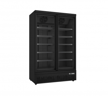 Tiefkühlschrank mit 2 Glastüren GTK-930 Pro - Gastrokühlschrank für die Gastronomie