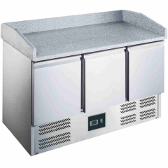 Pizzatisch mit 3 Türen | B 1400 x T 700 x H 866/1016 mm
