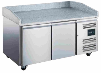 Pizzatisch passend für Bäckerei-Roste | 1510 x 800 x 840/990