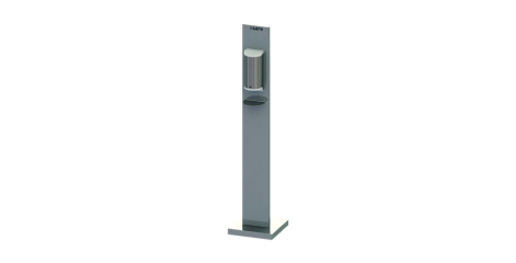 Desinfectie dispenser staand model roestvrij staal