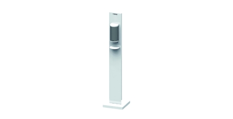 Desinfectie dispenser staand model wit