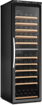 Weinkühlschrank mit Glastür 177 Flaschen 2-Zonen