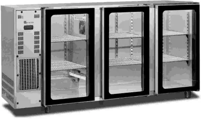 Barkühlschrank mit 3 Glastüren | B 2065 x T 565 x H 890 mm