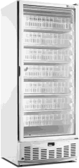 Tiefkühlschrank mit Glastür 525 L | B 750 x T 740 +45 x H 1900
