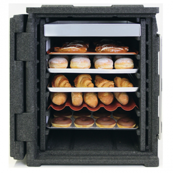 Isolierte Thermobox 400x600 mm für 7 Bleche mit Fronteinschub - Gastrohot