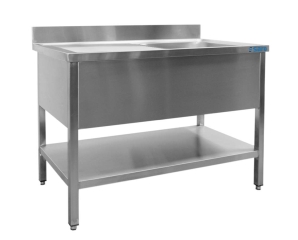 Spültisch 1 Becken rechts | B 1000 x T 700